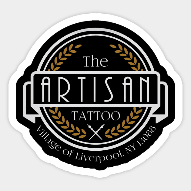 The Artisan Tattoo Sticker by The Artisan Tattoo 